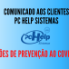 Comunicado aos Clientes PC Help Sistemas | Ações de prevenção ao Covid-19